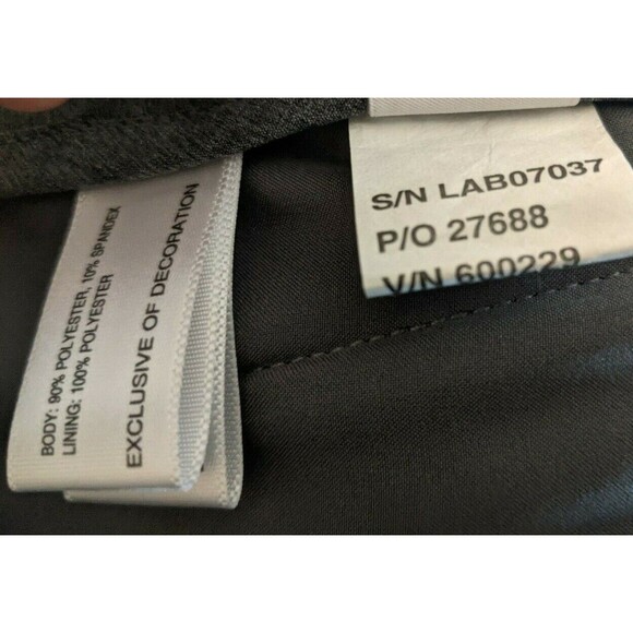 ANNIKA by Cutter & Buck Pedal Pusher Shorts  Size 10  Gray Heather Golf Capris - Picture 11 of 11